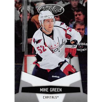 Řadové karty - Green Mike - 2010-11 Certified No.146