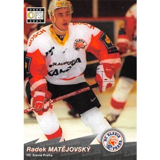 Extraliga OFS - Matějovský Radek - 2000-01 OFS No.100