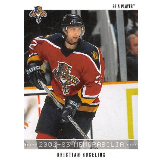 Řadové karty - Huselius Kristian - 2002-03 BAP Memorabilia No.27