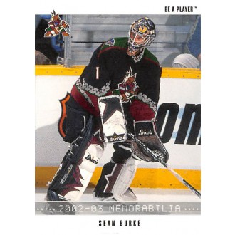 Řadové karty - Burke Sean - 2002-03 BAP Memorabilia No.110