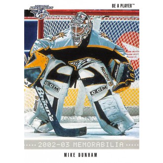 Řadové karty - Dunham Mike - 2002-03 BAP Memorabilia No.125