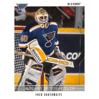 Řadové karty - Brathwaite Fred - 2002-03 BAP Memorabilia No.141