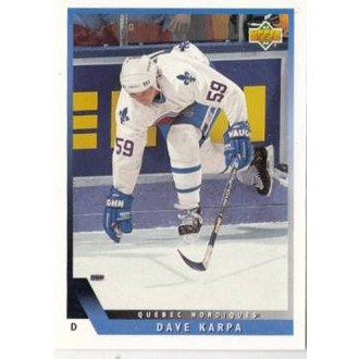 Řadové karty - Karpa Dave - 1993-94 Upper Deck No.375