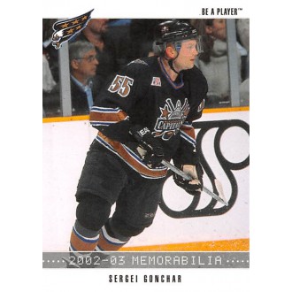 Řadové karty - Gonchar Sergei - 2002-03 BAP Memorabilia No.168