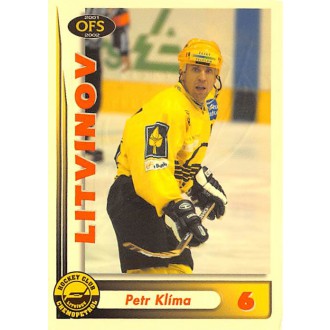 Extraliga OFS - Klíma Petr - 2001-02 OFS Insert RED žlutá No.RE8D