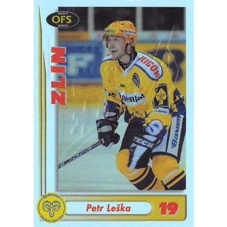Extraliga OFS - Leška Petr - 2001-02 OFS Insert RED modrá No.RE17D