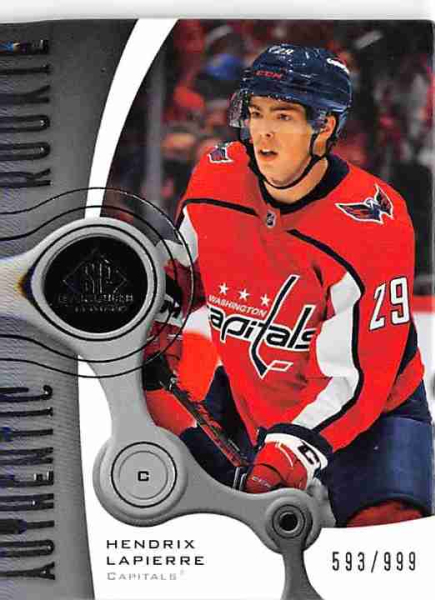 Insertní karty - Lapierre Hendrix - 2021-22 SP Game Used 2005-06 Retro Rookies No.R58