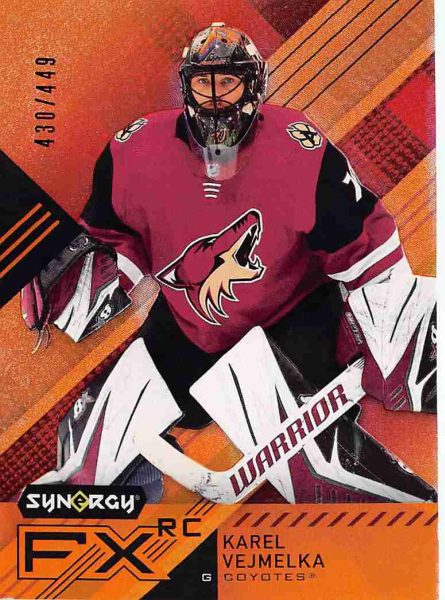 Insertní karty - Vejmelka Karel - 2021-22 Synergy Synergy FX Rookies Orange No.FXR-KV