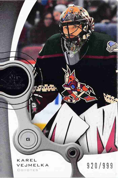 Insertní karty - Vejmelka Karel - 2021-22 SP Game Used 2005-06 Retro Rookies No.R59