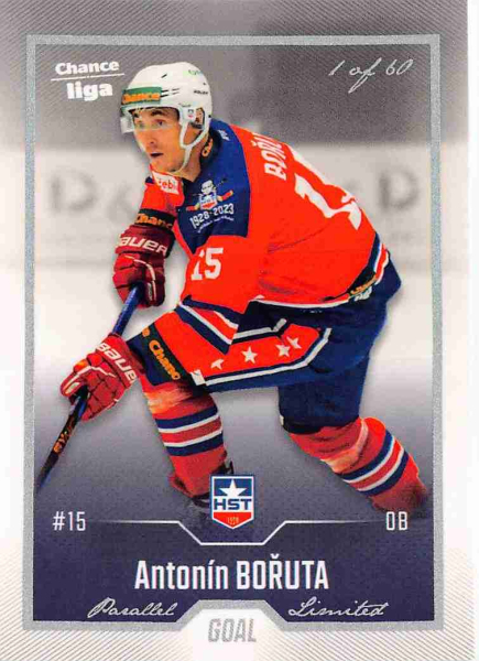 Goal Cards - Bořuta Antonín - 2022-23 Goal Cards Chance liga Silver No.75