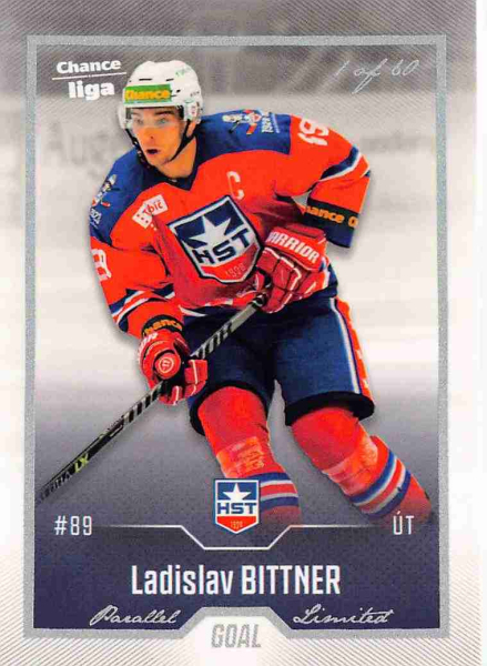 Goal Cards - Bittner Ladislav - 2022-23 Goal Cards Chance liga Silver No.84