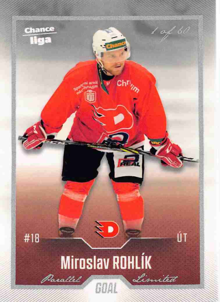 Goal Cards - Rohlík Miroslav - 2022-23 Goal Cards Chance liga Silver No.153