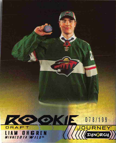 Insertní karty - Ohgren Liam - 2024-25 Synergy Rookie Journey Away Green No.RJ3