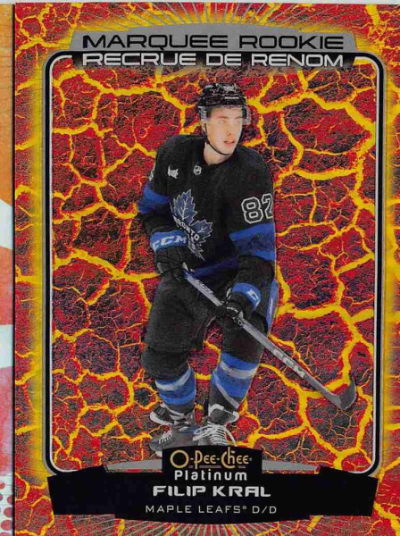 Paralelní karty - Král Filip - 2022-23 O-Pee-Chee Platinum Marquee Rookies Hot Magma No.282