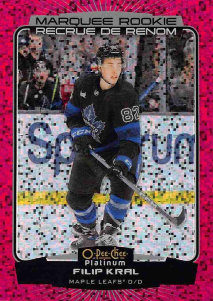 Paralelní karty - Král Filip - 2022-23 O-Pee-Chee Platinum Marquee Rookies Violet Pixels No.282