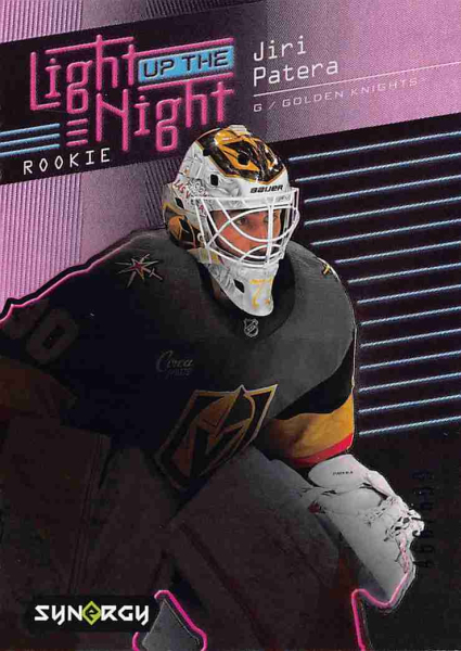 Insertní karty - Patera Jiří - 2023-24 Synergy Light Up The Night Rookies Pink No.LN-PA
