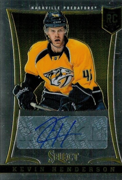 Podepsané karty - Henderson Kevin - 2013-14 Rookie Anthology Select Update Rookie Autograph No.352