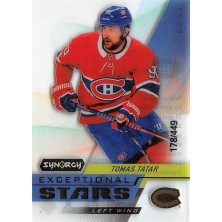 Tatar Tomáš - 2020-21 Synergy Exceptional Stars Gold No.ES27