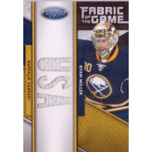 Miller Ryan - 2011-12 Certified Fabric of the Game National Die Cut No.17