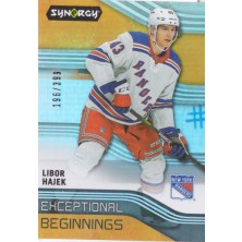 Hájek Libor - 2019-20 Synergy Exceptional Beginnings Orange No.22