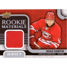 Hanifin Noah - 2015-16 Upper Deck Rookie Materials No.RM-NH