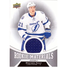 Point Brayden - 2016-17 Upper Deck Rookie Materials No.RM-BP