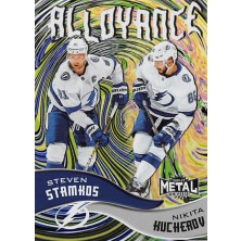 Kucherov Nikita, Stamkos Steven - 2020-21 Skybox Metal Universe Alloyance No.AL19
