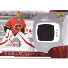 Gillies Jon - 2017-18 Upper Deck Rookie Materials black No.RM-JG