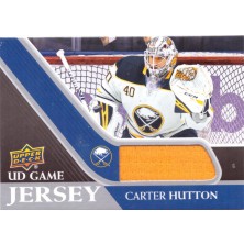 Hutton Carter - 2020-21 Upper Deck Game Jerseys orange No.GJ-CH
