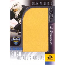 Hellebuyck Connor - 2020-21 SP Game Used 2020 NHL All Star Game Banner Year Relics yellow No.AS20-CH