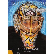 Rask Tuukka - 2020-21 Metal Universe Intimidation Nation No.IN17