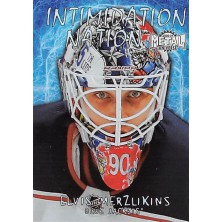 Merzlikins Elvis - 2020-21 Metal Universe Intimidation Nation No.IN22