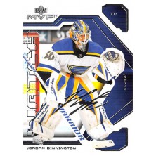 Binnington Jordan - 2021-22 MVP 20th Anniversary No.50