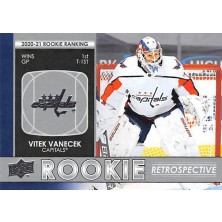 Vaněček Vítek - 2021-22 Upper Deck Rookie Retrospective No.RR13