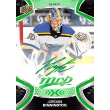 Binnington Jordan - 2021-22 MVP Green Script No.50