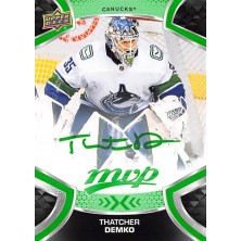 Demko Thatcher - 2021-22 MVP Green Script No.157