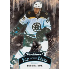 Pastrňák David - 2021-22 Parkhurst Ice in Their Veins No.IV9