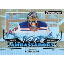 Lundqvist Henrik - 2018-19 Parkhurst Ice Ambassadors No.4