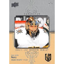 Fleury Marc-Andre - 2021-22 Upper Deck Honor Roll No.HR8