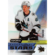 Hertl Tomáš - 2020-21 Synergy Exceptional Stars Gold No.ES12