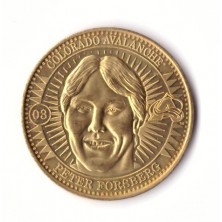 Forsberg Peter - 1997-98 Pinnacle Mint Coins Brass No.3