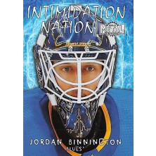 Binnington Jordan - 2020-21 Metal Universe Intimidation Nation No.IN31