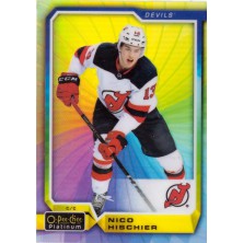 Hischier Nico - 2018-19 O-Pee-Chee Platinum Rainbow Color Wheel No.65