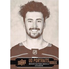 Groulx Benoit-Olivier - 2021-22 Upper Deck UD Portraits No.P49