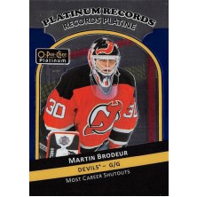 Brodeur Martin - 2017-18 O-Pee-Chee Platinum Platinum Records No.PR10