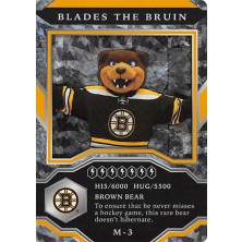 Blades The Bruin - 2021-22 MVP Mascot Gaming Cards Sparkle No.M3