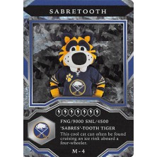 Sabretooth - 2021-22 MVP Mascot Gaming Cards Sparkle No.M4