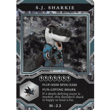 S.J.Sharkie - 2021-22 MVP Mascot Gaming Cards Sparkle No.M23