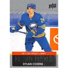 Cozens Dylan - 2021-22 Upper Deck Debut Dates No.DD3