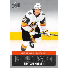 Krebs Peyton - 2021-22 Upper Deck Debut Dates No.DD14